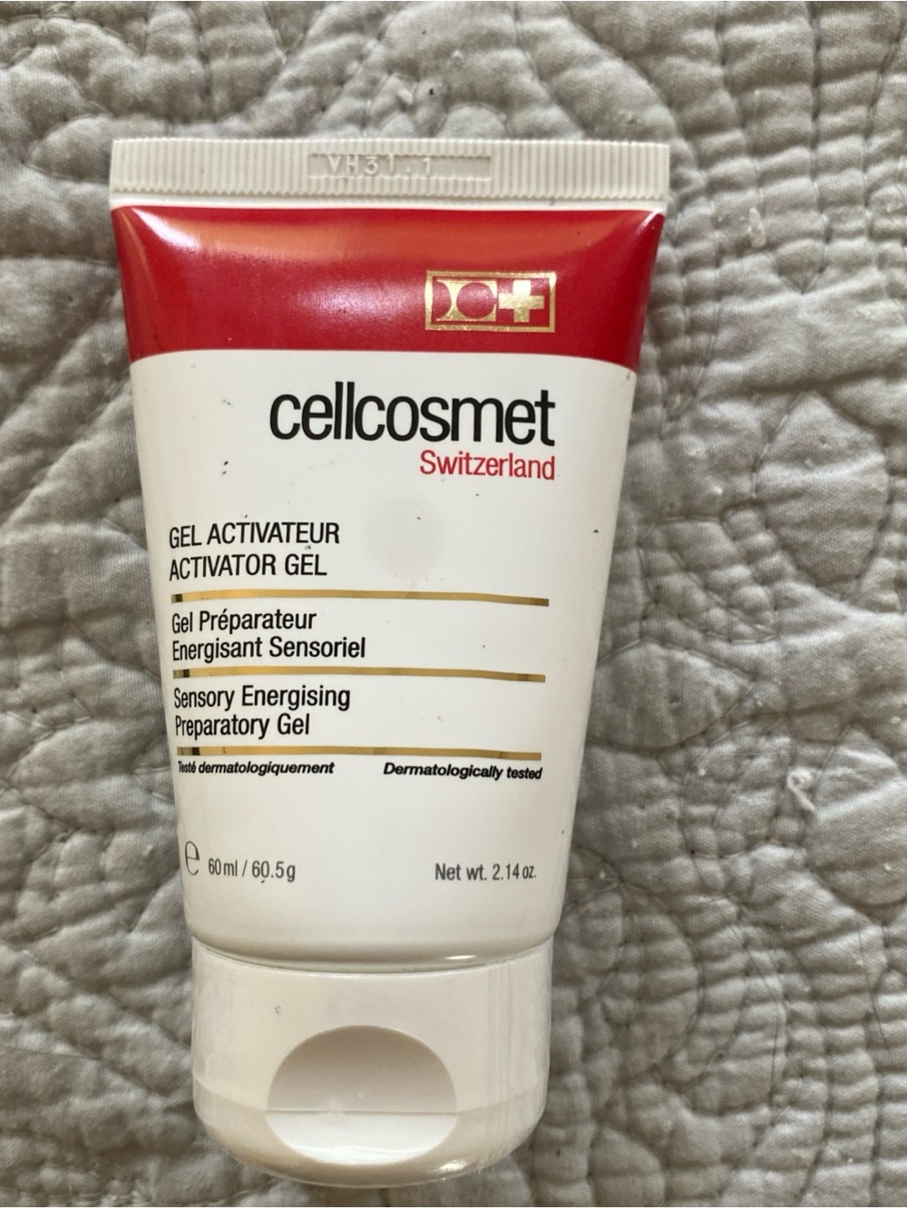 Cellcosmet Switzerland Sensory Energising Activator Gel — Red & White